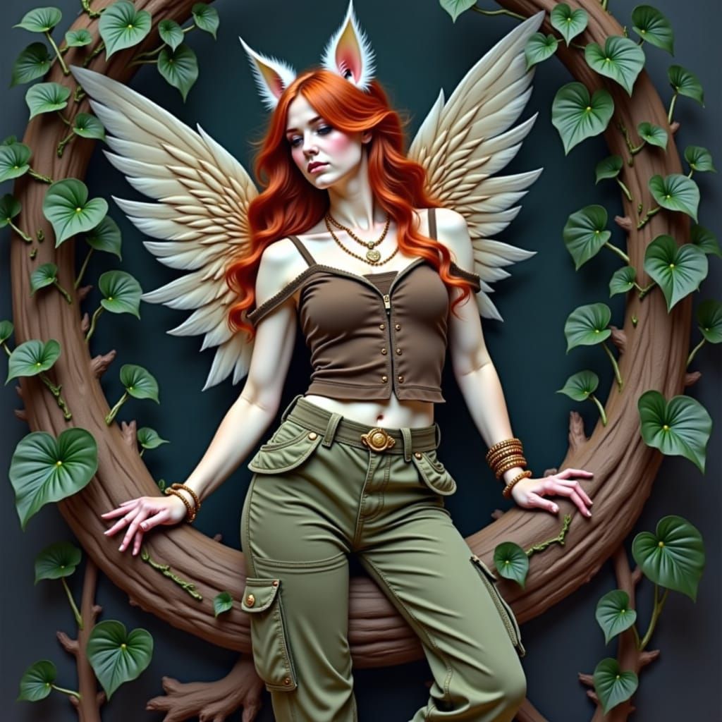 Fairy Grunge Fashion in Earth Tones