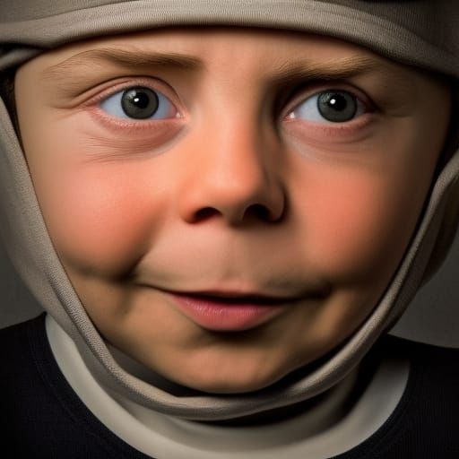 Realistic Stewie Griffin Portrait in Professional Photograph...