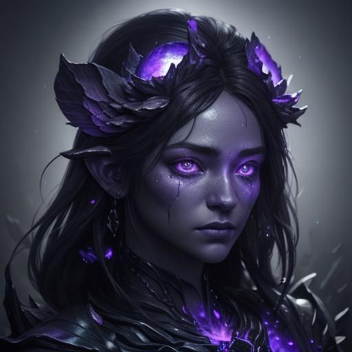 Crying Obsidian Creature Sheds Purple Tears