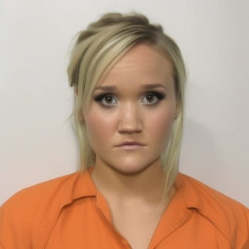 Emily Osment as Digital Art Mugshot