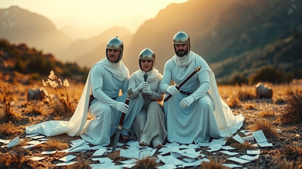 Knights in white satin, never reaching the end. Letters I've...