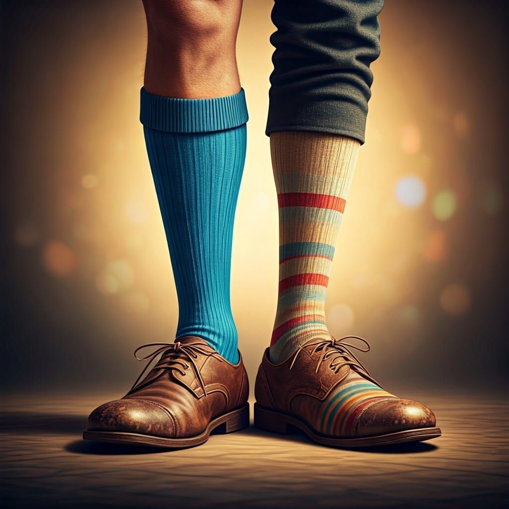 Surreal House with Legs in Whimsical Setting