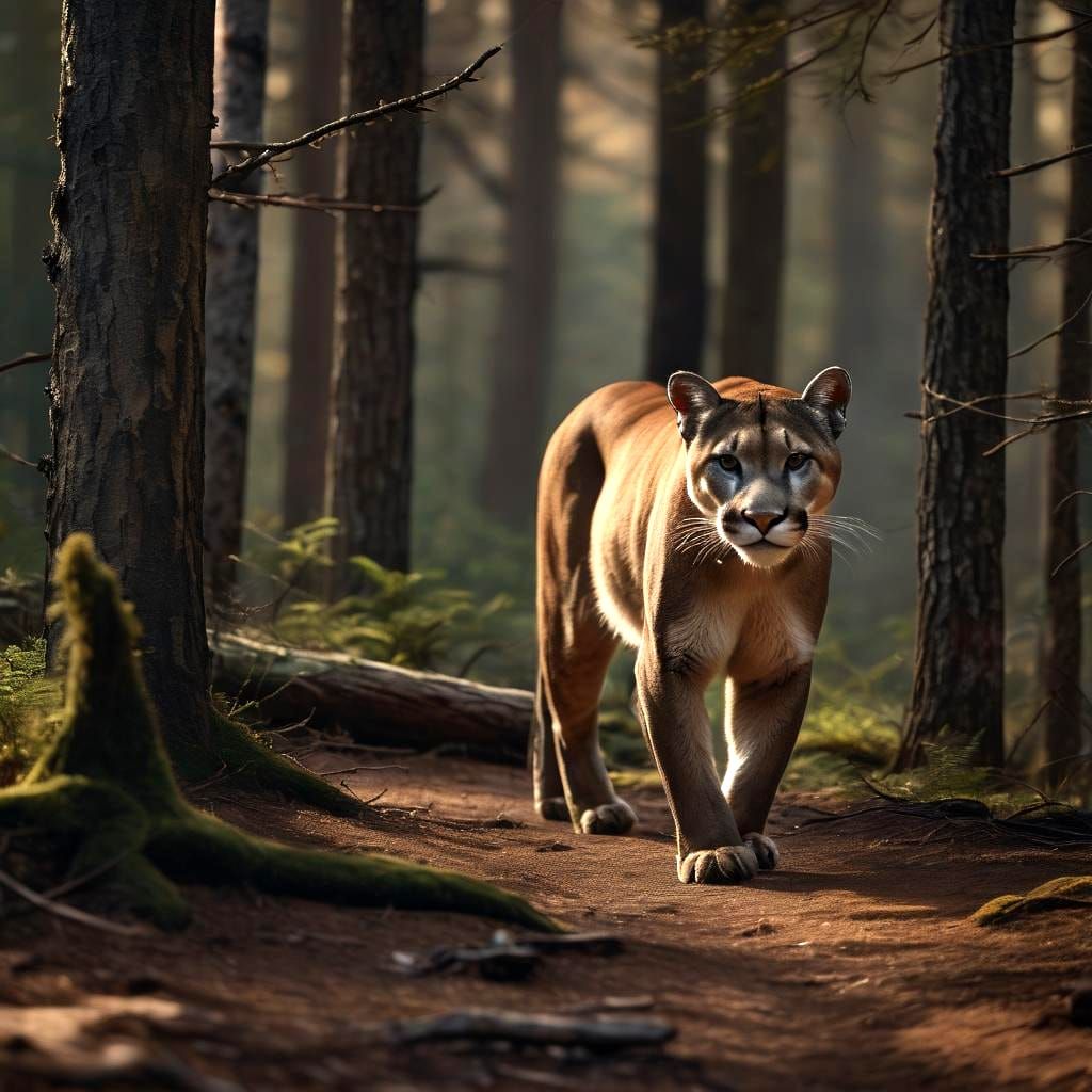Regal Feline Predator in the Wild