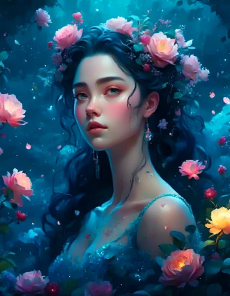 Dreamy Dark Natural Beauty