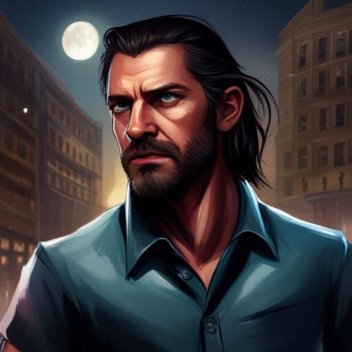 Vampire Hunter in Greg Rutkowski Style