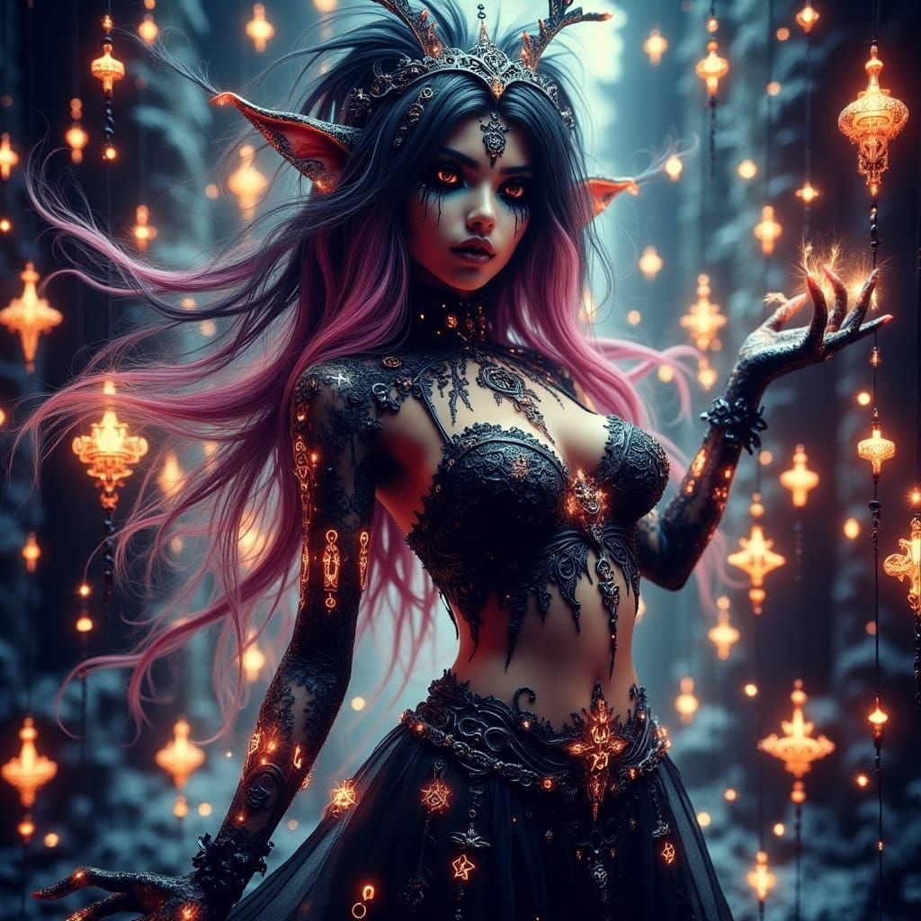 Fire Mage in her Element