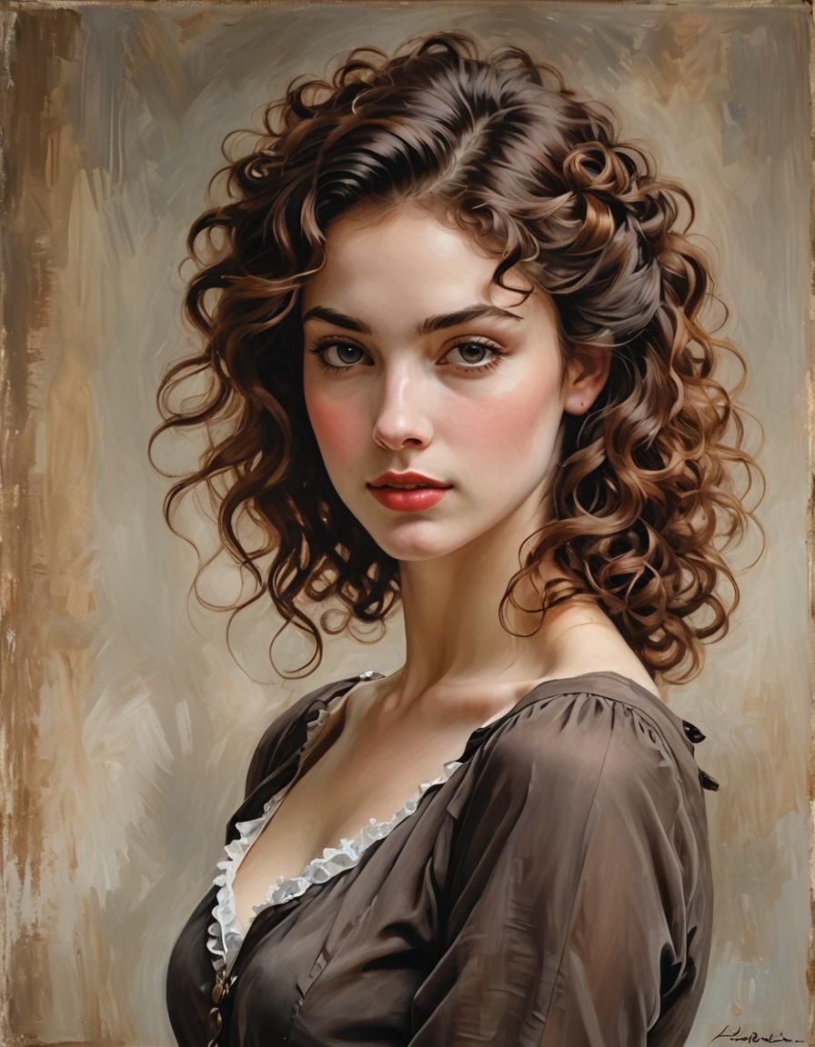 Beautiful French Woman in Crop Top