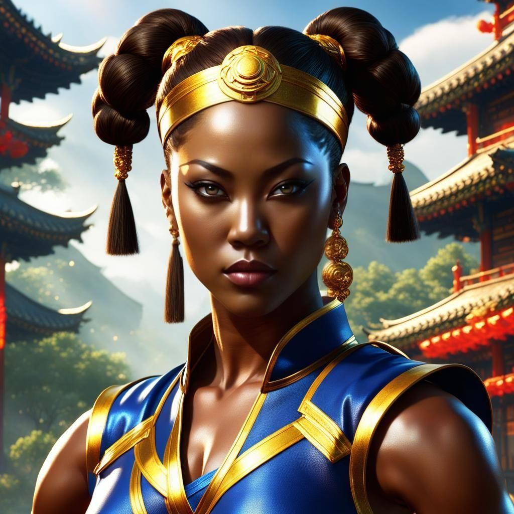 Chun Li: Shaolin Warrior Fantasy Illustration