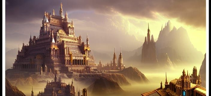 Dramatic Digital Matte Painting: Epic Cinematic Scene