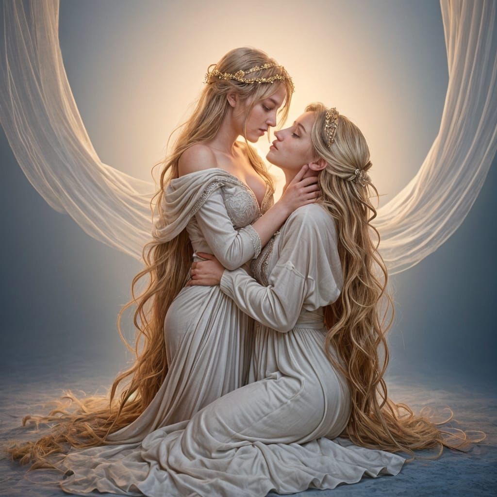 Aphrodite Ascends Her Throne on Mount Olympus