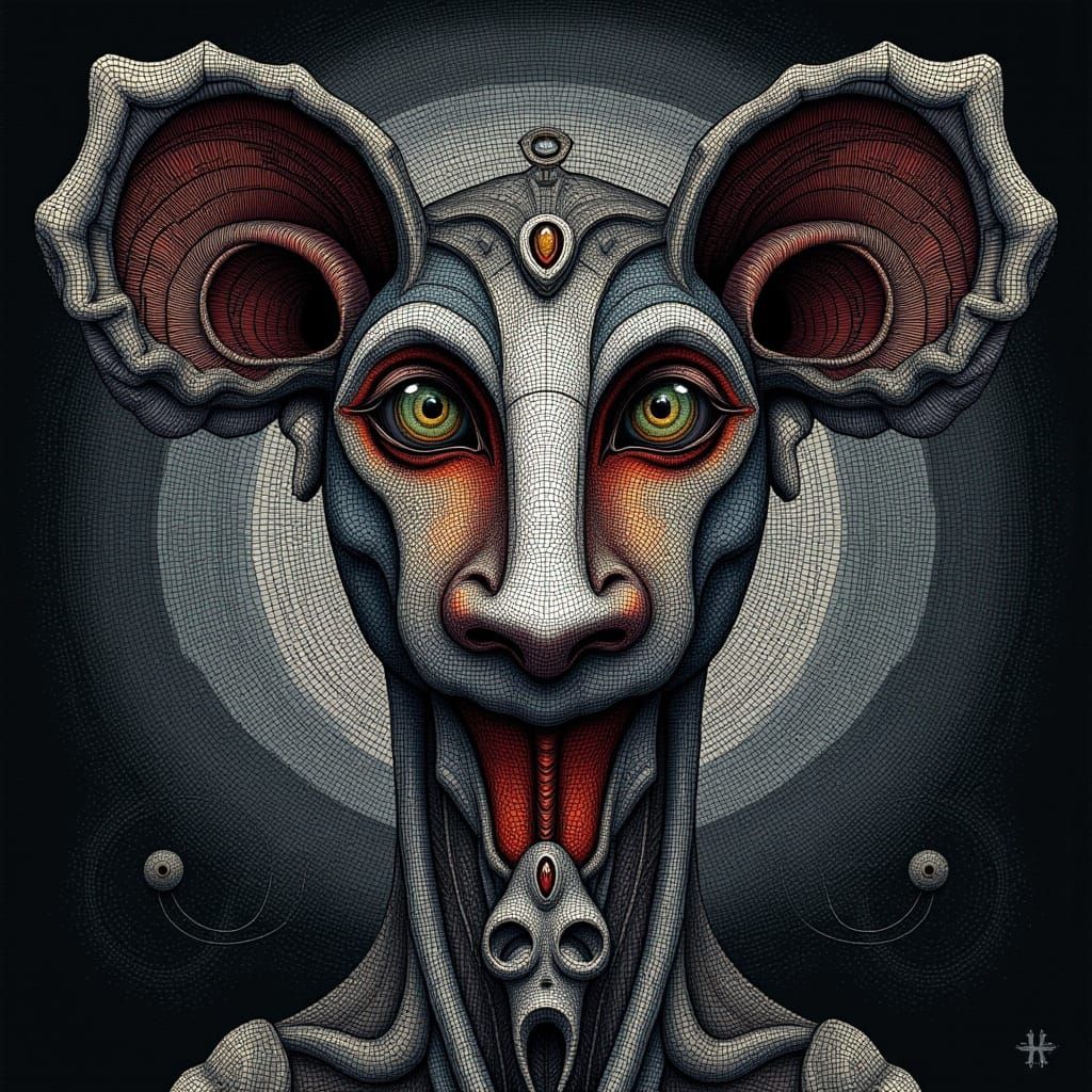 AI Generated Image with Linen and Canvas Style