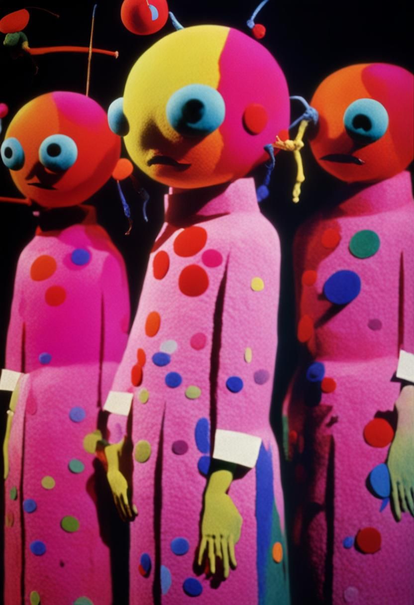 Dour Spinsters at 1970s Disco in Stop Motion