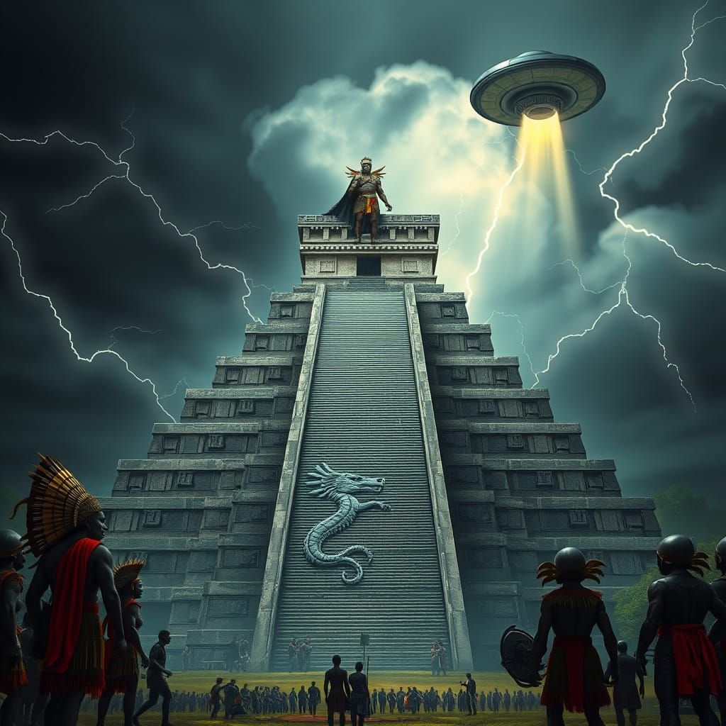 Pacal the Great at Chichen Itza Temple