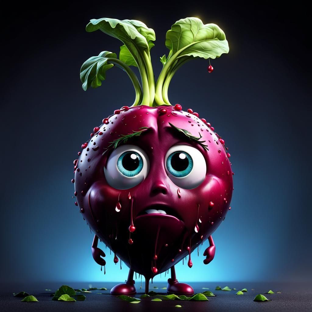 Expressive Sad Tears Illustration