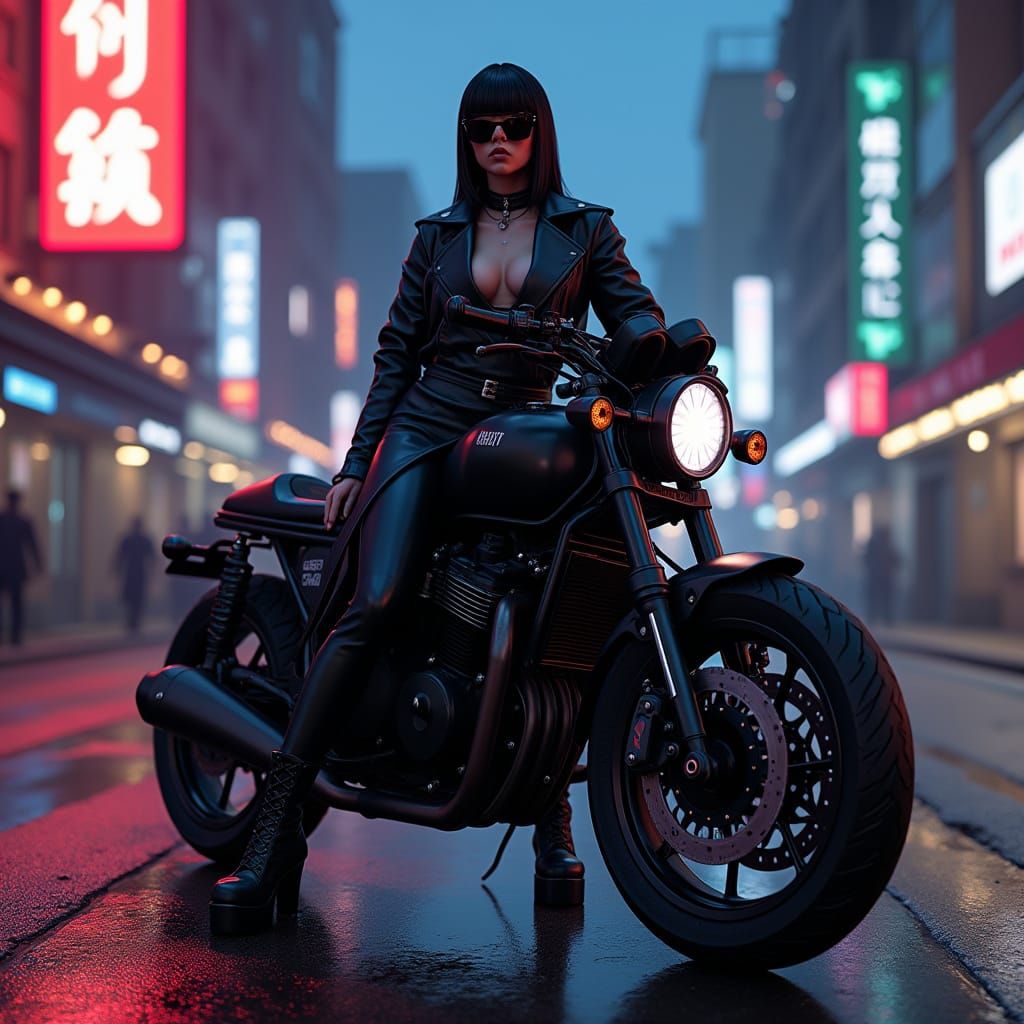 Cyberpunk Goddess Nyx Ravyn Reigns in Los Santos