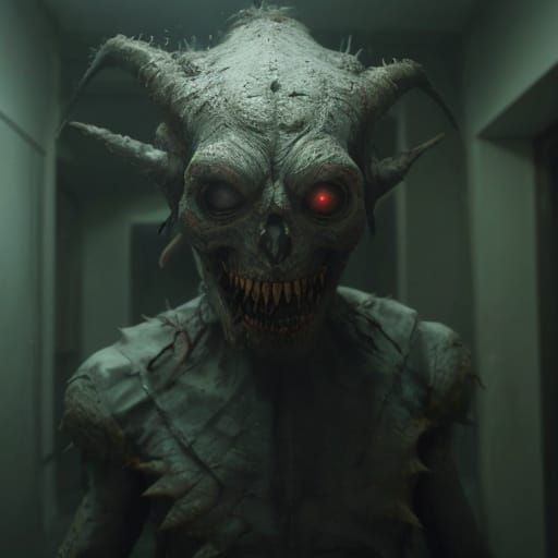 Eldritch Horror Walks Towards You: Hyper-realistic