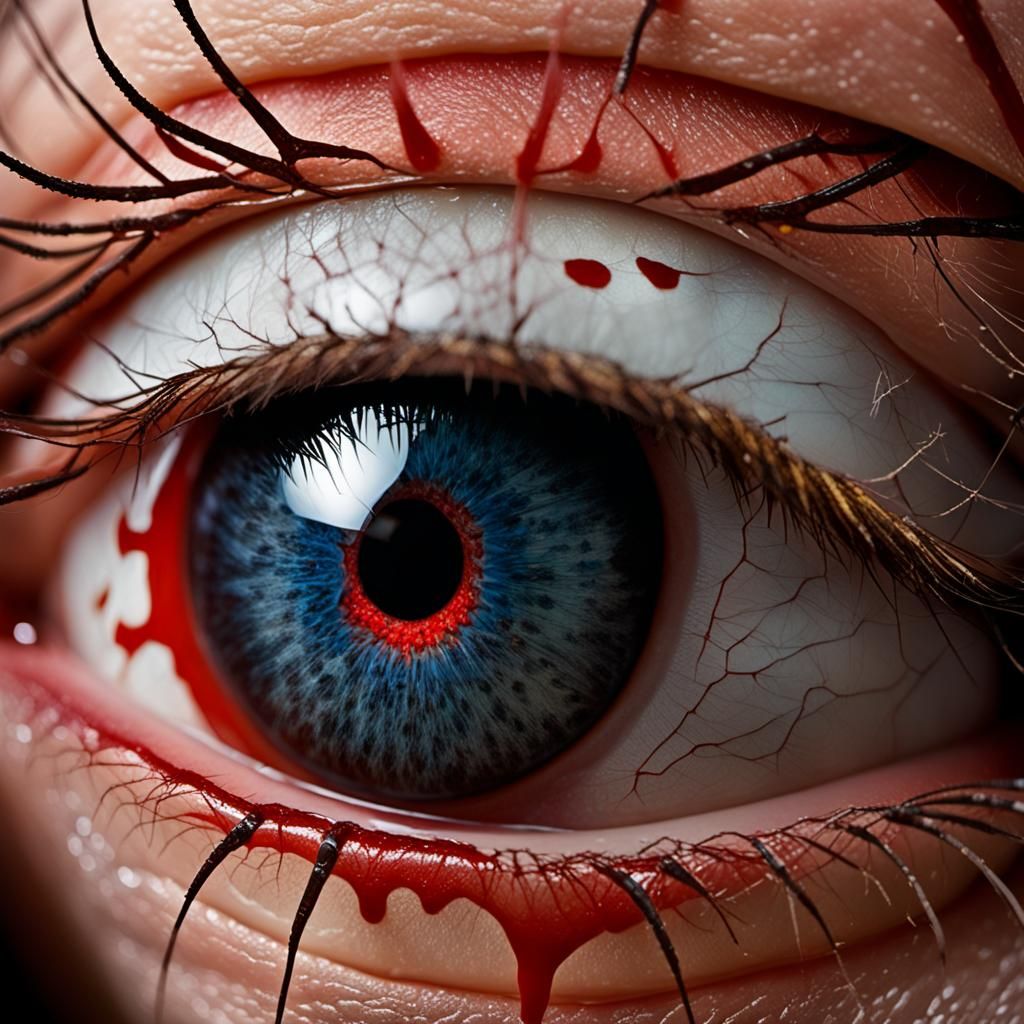 Bleeding Eyeball Spiders: Close-Up Professional Portrait