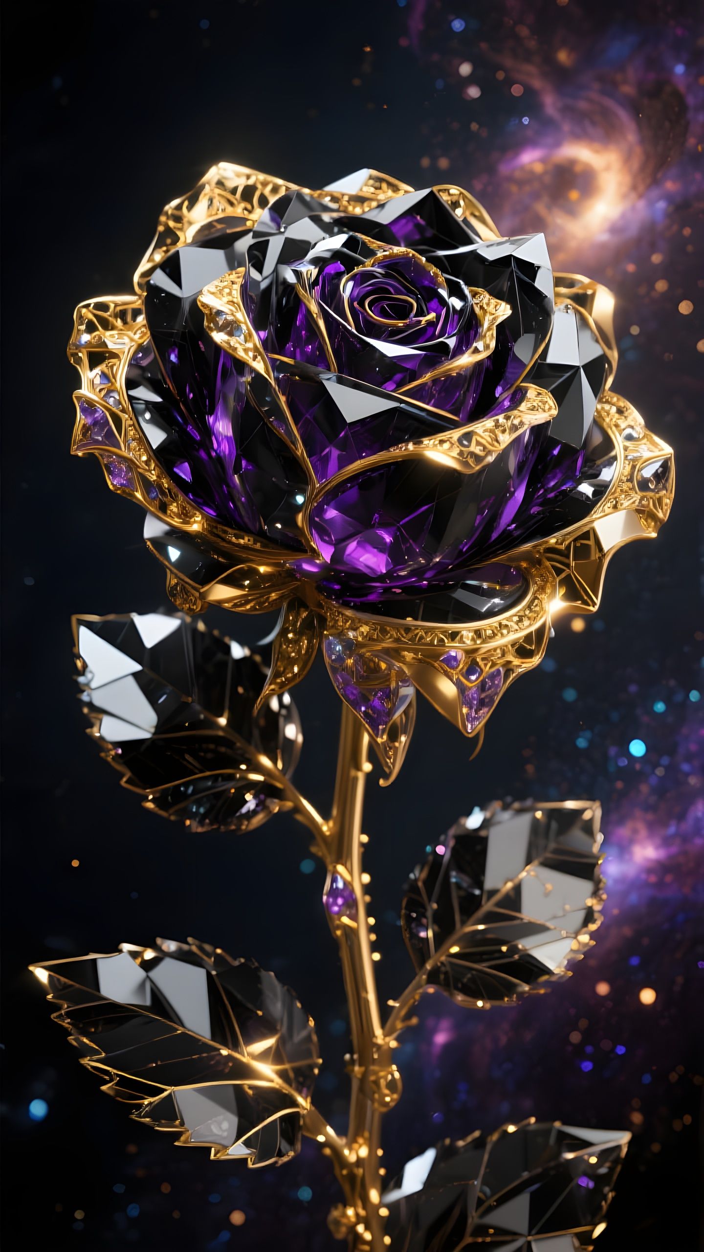 Another Amethyst and Gold Rose