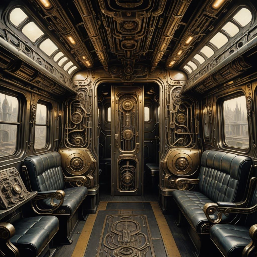 Industrial Futurist's Vintage Train Car Lair