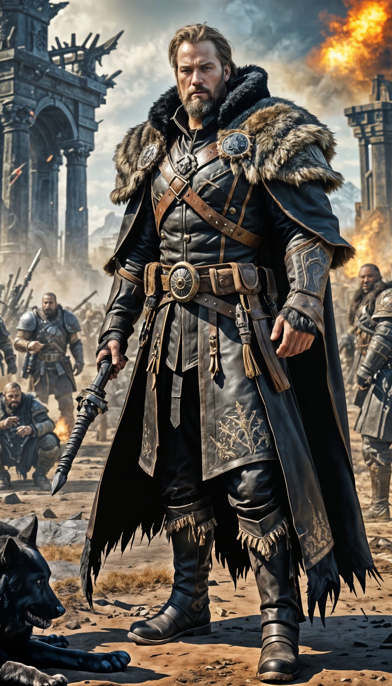 North Governor in Warcraft Style on Battlefield