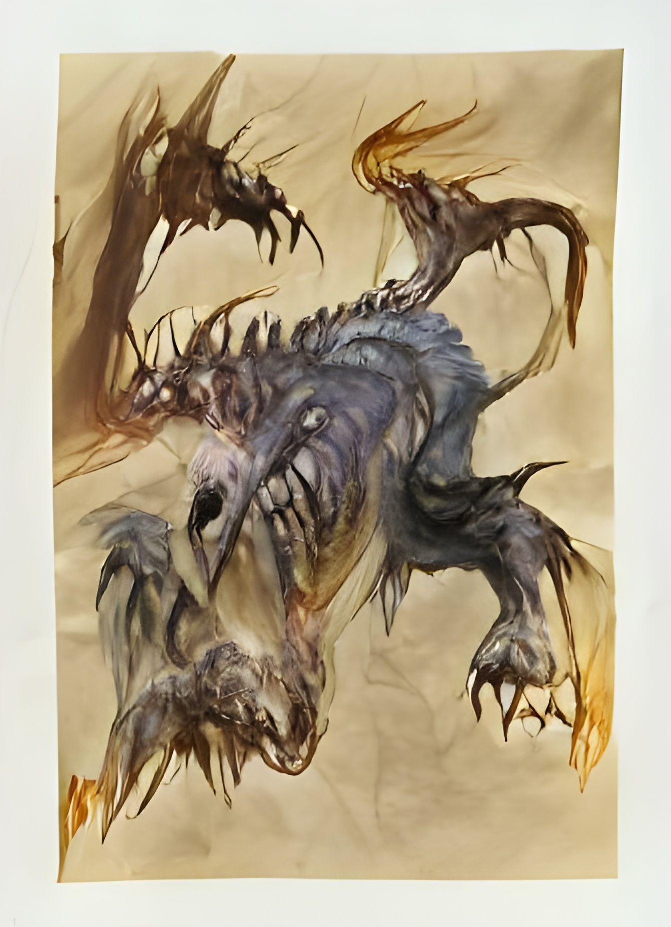 Eerie Ghoul Emerges from Shadows