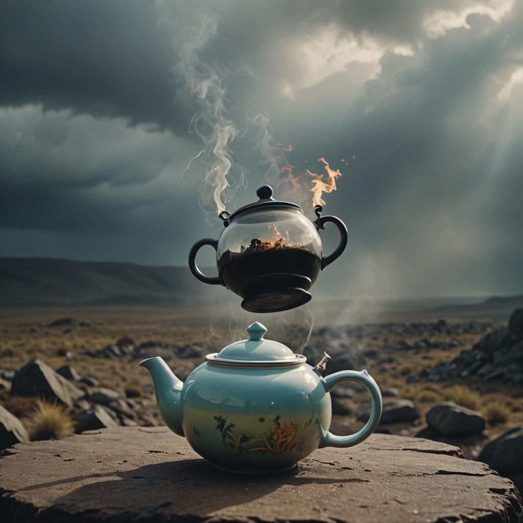 Tempest in a Teapot!! Went a bit wonky without the LORA 🤣🤣