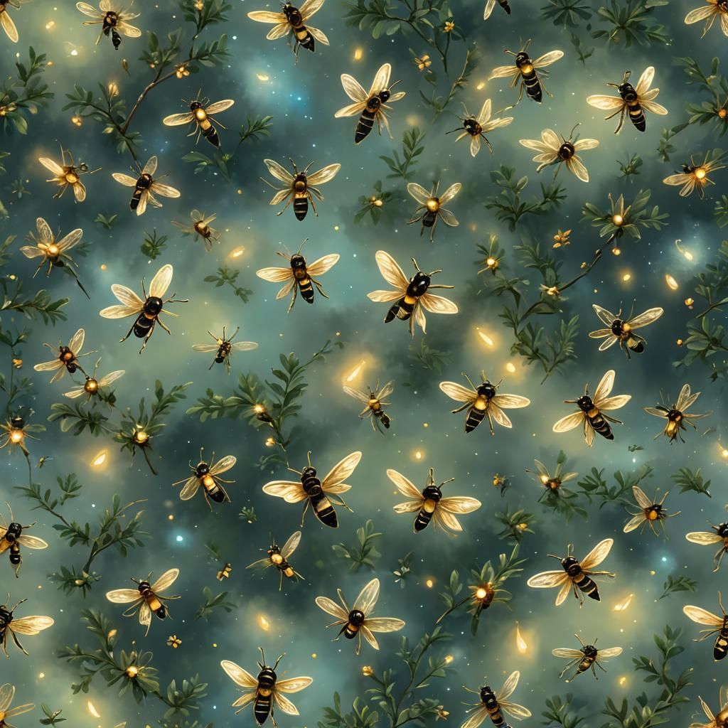 Fireflies Dancing Around an Enchanted Ring