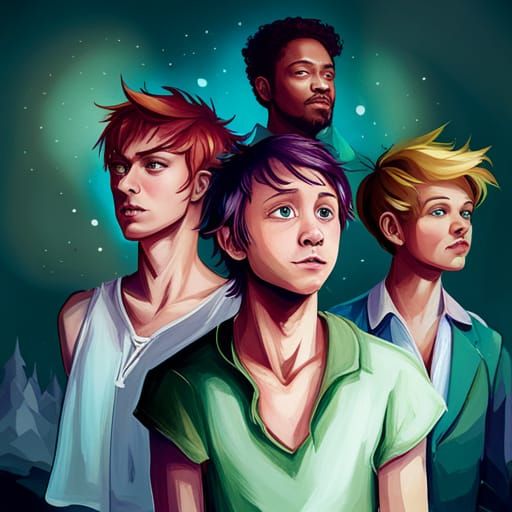 Peter Pan and the Lost Boys Portrait
