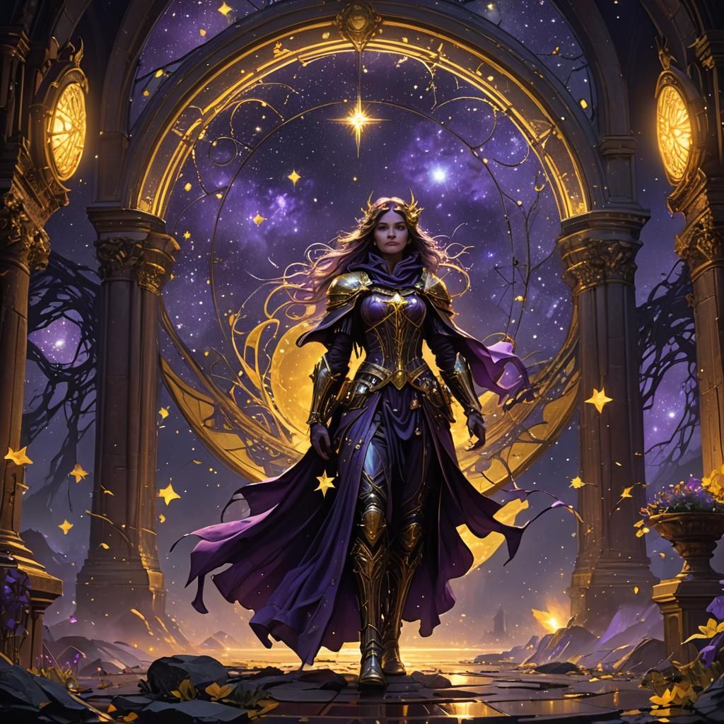 Starlight Night Fantasy Art in 8K Resolution