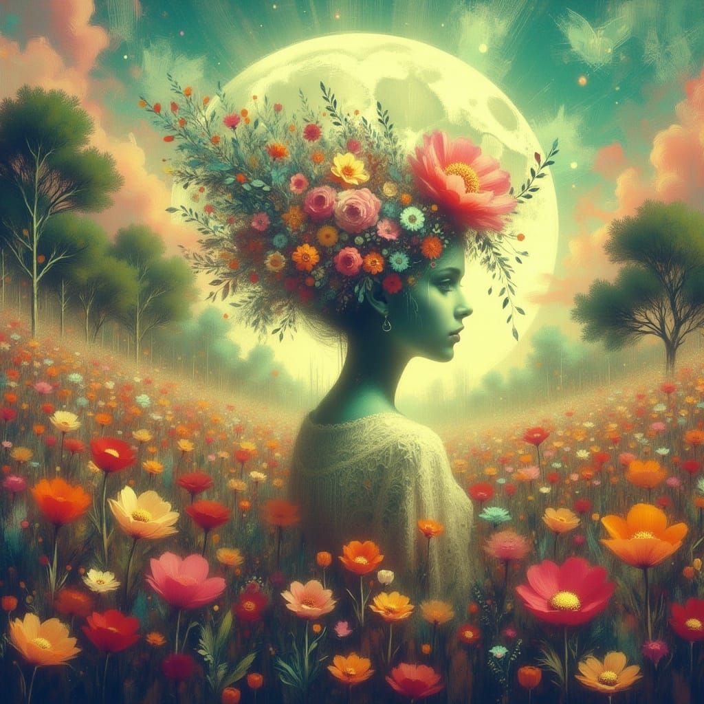 Surreal Spring Awakening in Hyperrealistic HDR