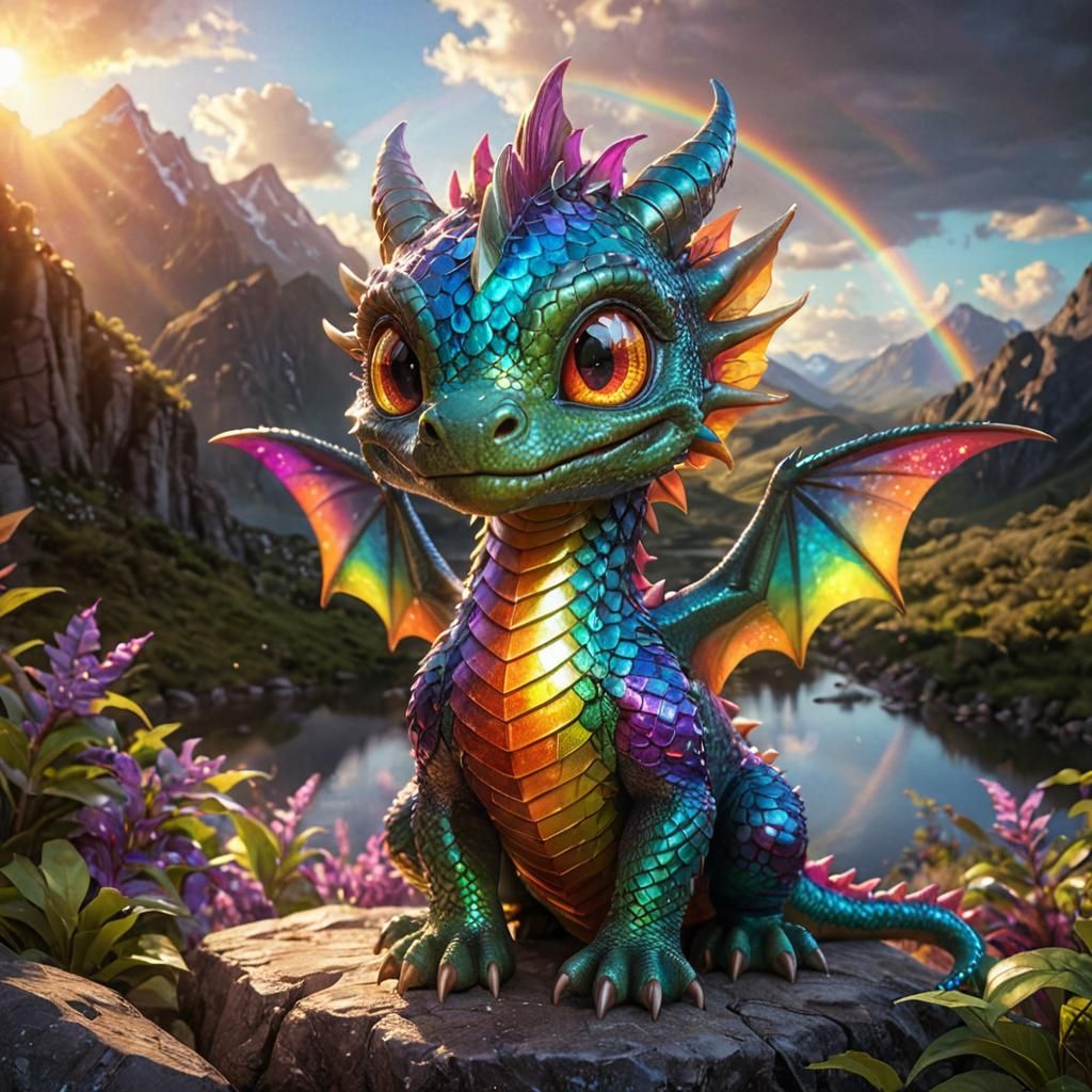 baby prismatic dragon