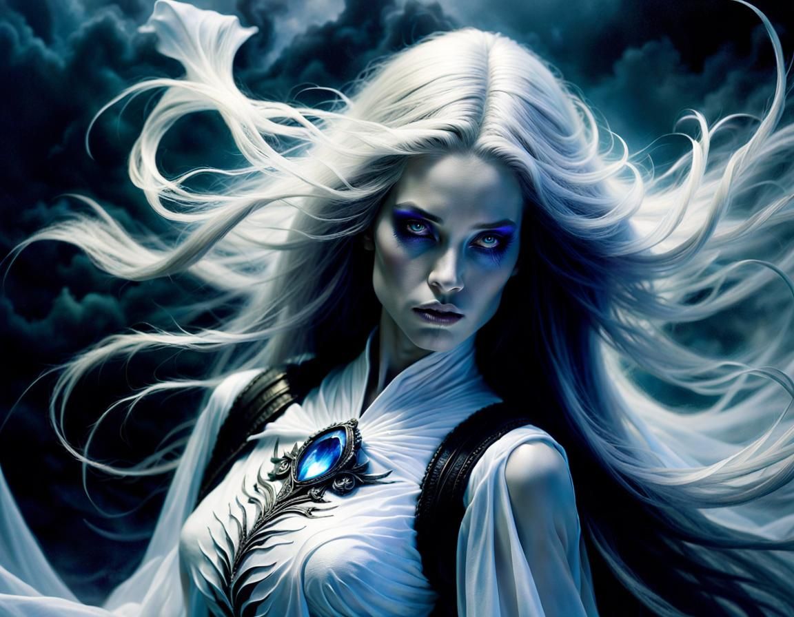 Ethereal Banshee in Dark Fantasy Style