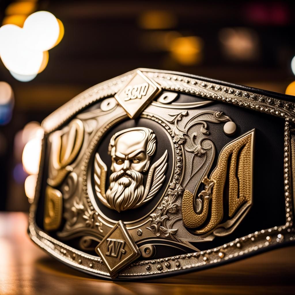 Bearded Beer Blog World Championship Wrestling Belt