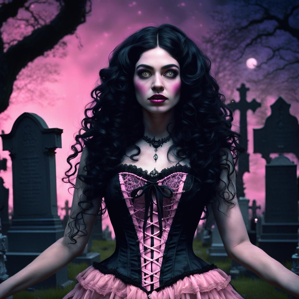 Cajun Bayou Witch Summoning Ghosts at Night