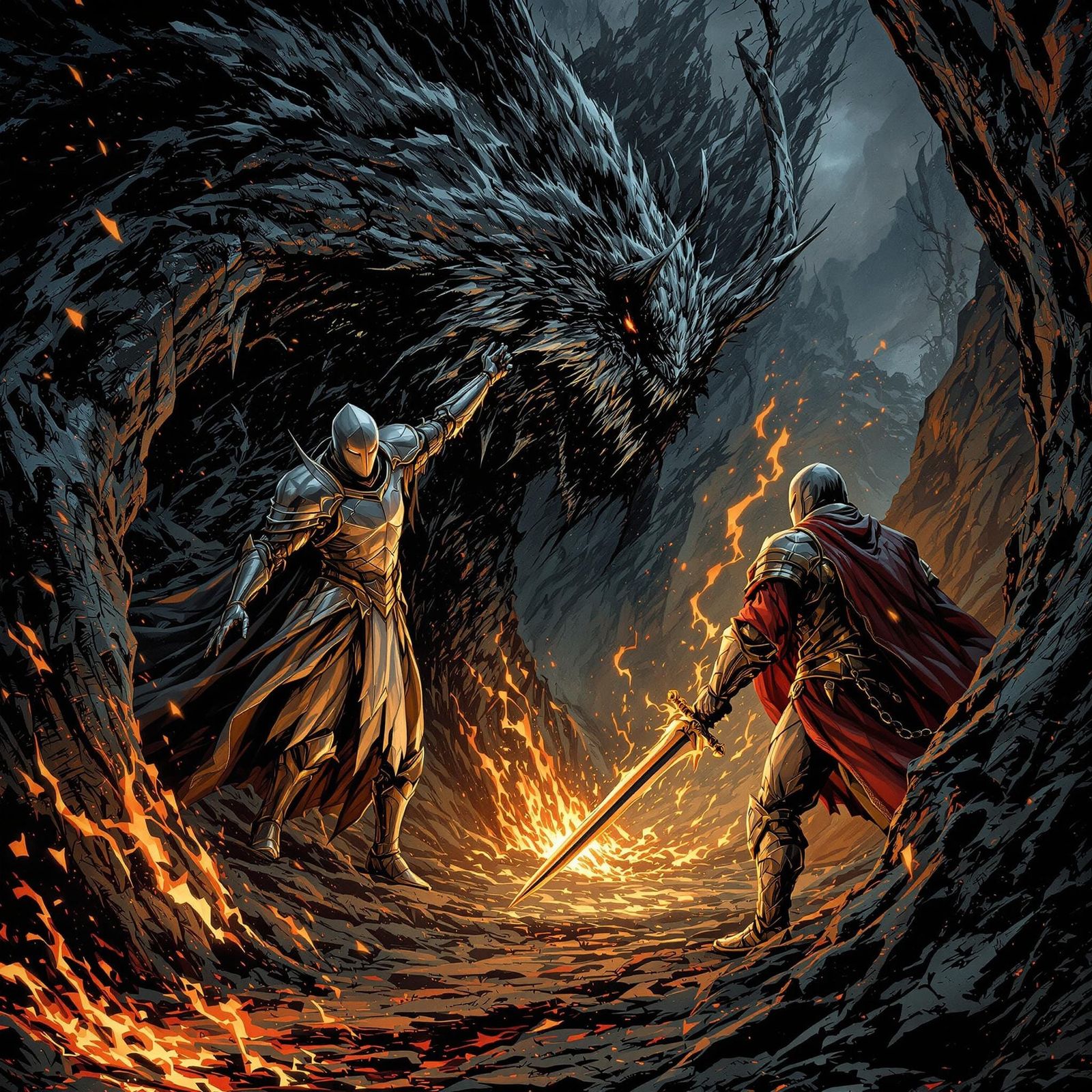 Ancient Knight and Fallen God: A New Beginning