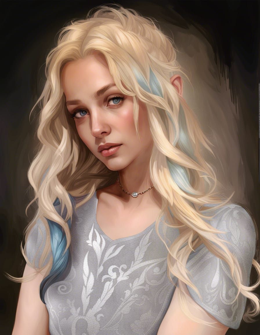 Detailed Punk Portrait with Tattoos and Dynamic Lighting