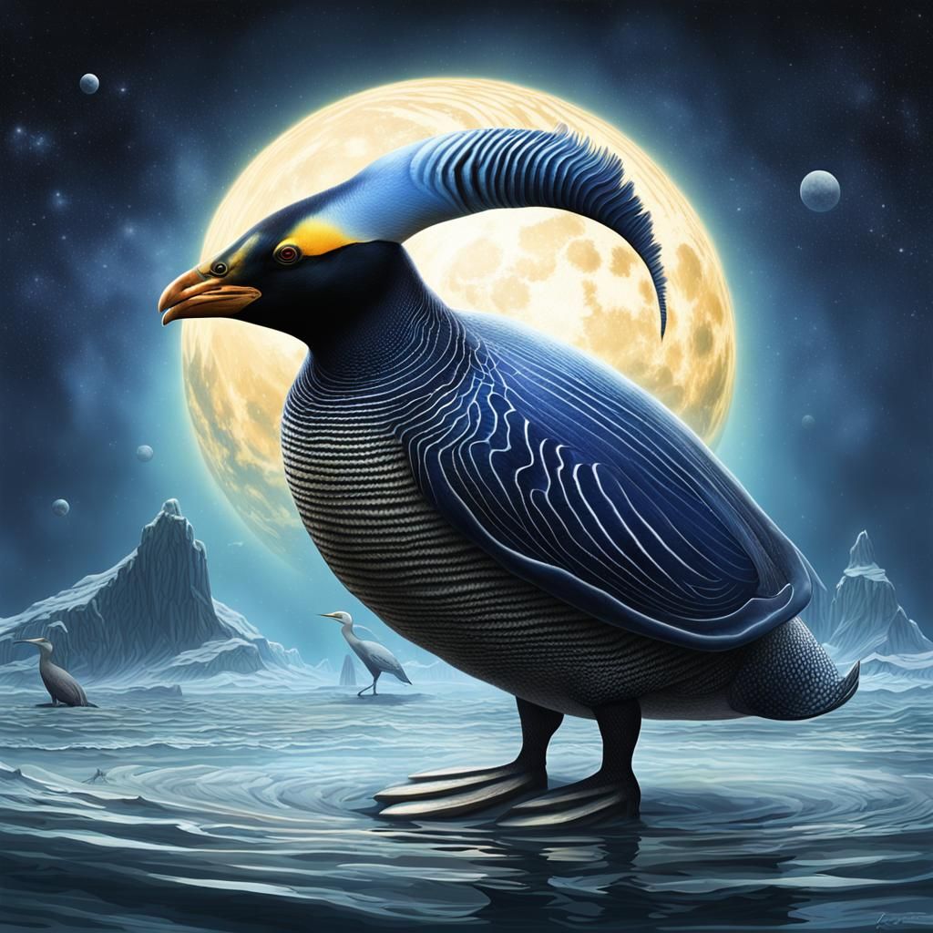 Alien Creatures on Exoplanet: Speculative Zoology Art