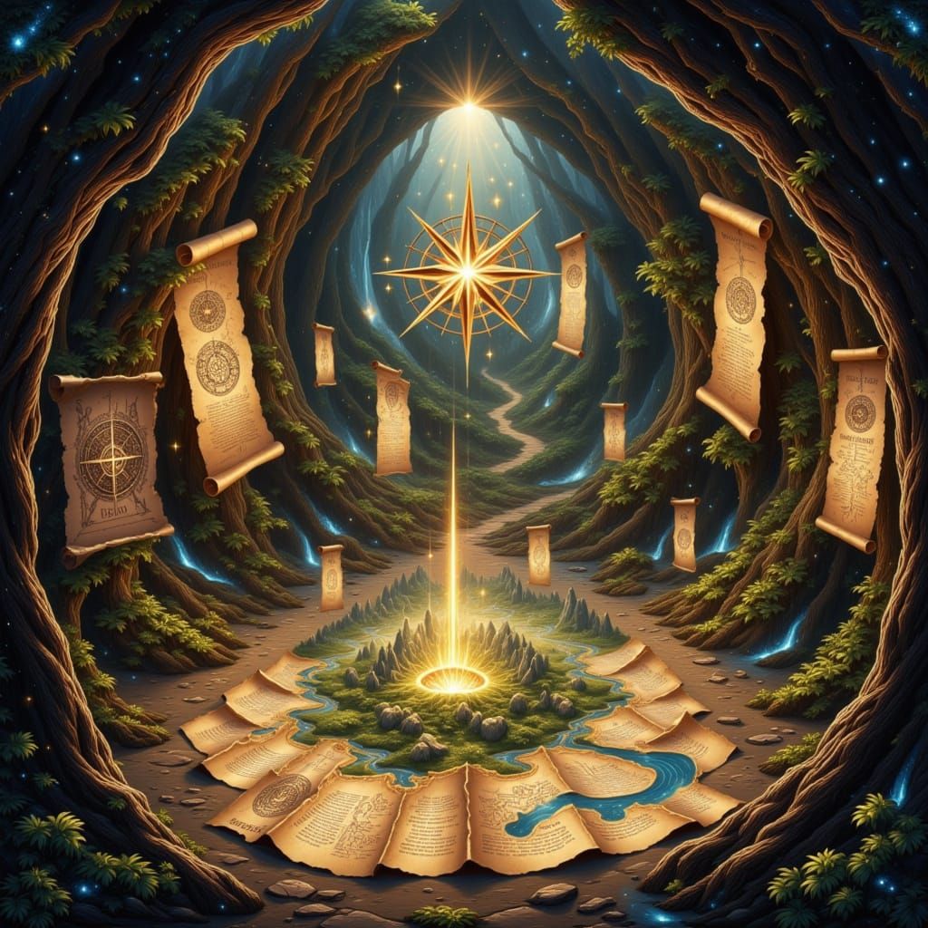 Explorers Discover Mystical Map in Stone Vault