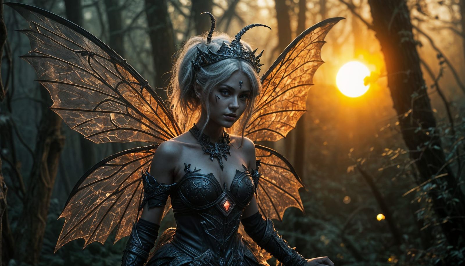 Dark Fantasy Fairy in Stunning Realistic Art Style