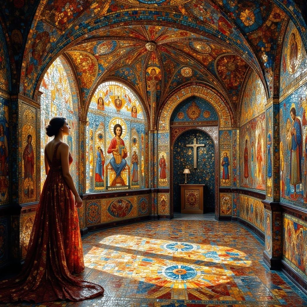 Stunning Mosaic Interior of St George's Church