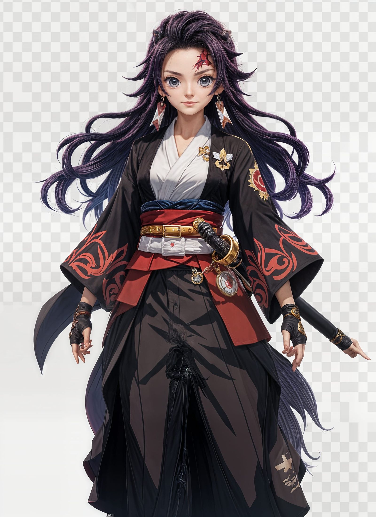 Detailed Anime Art Inspired by Demon Slayer