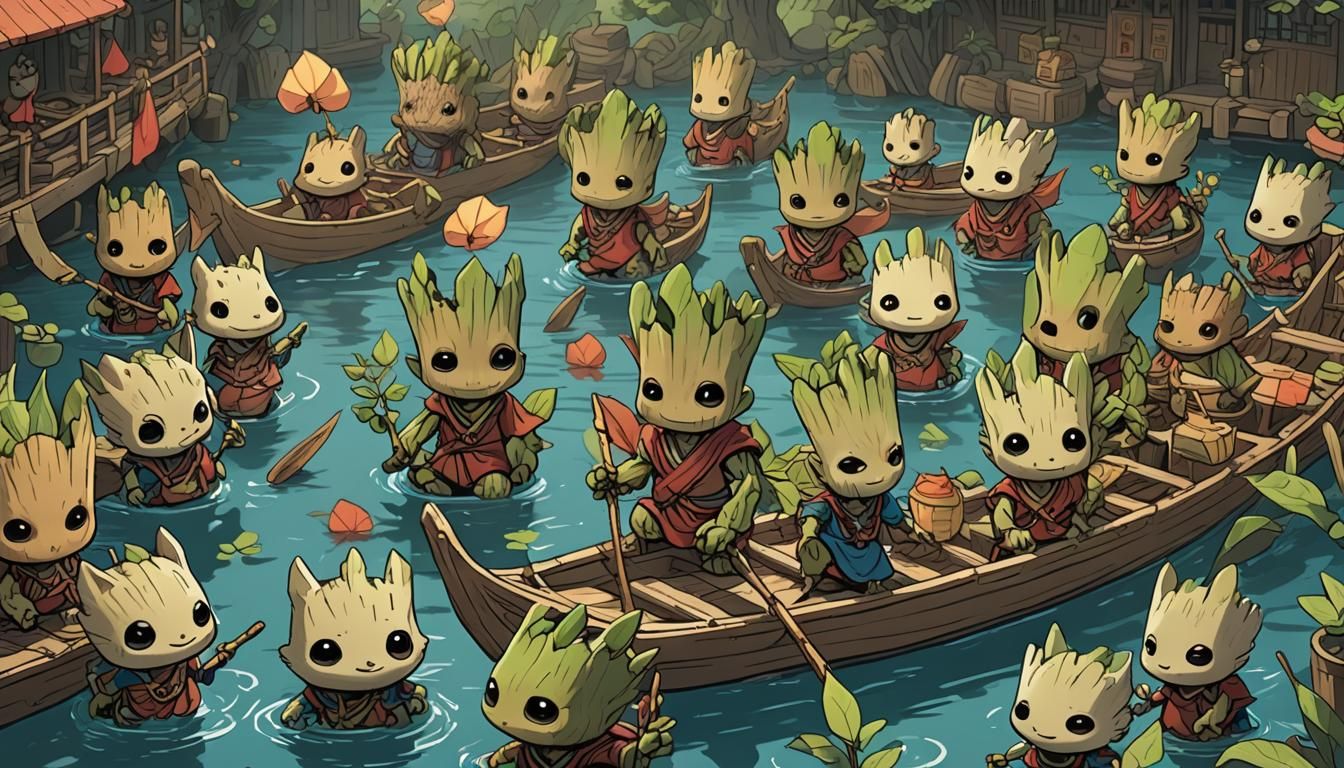 Ghibli Groot Celebrates Dragon Boat Festival
