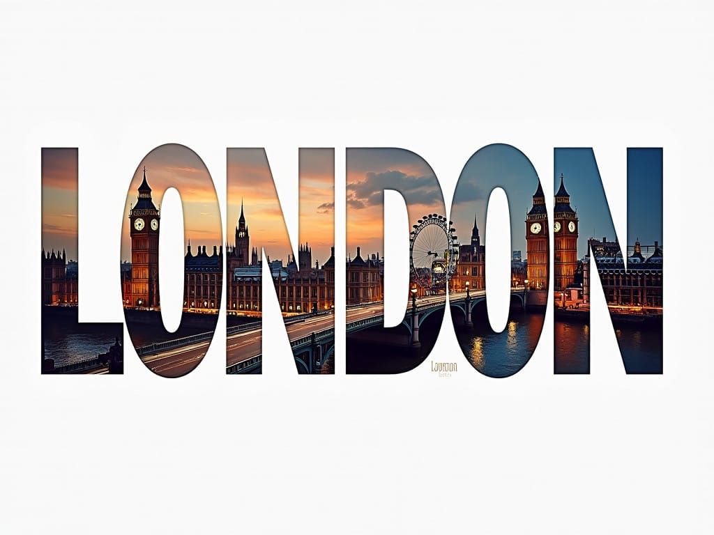 London in Vibrant Cinematic Style