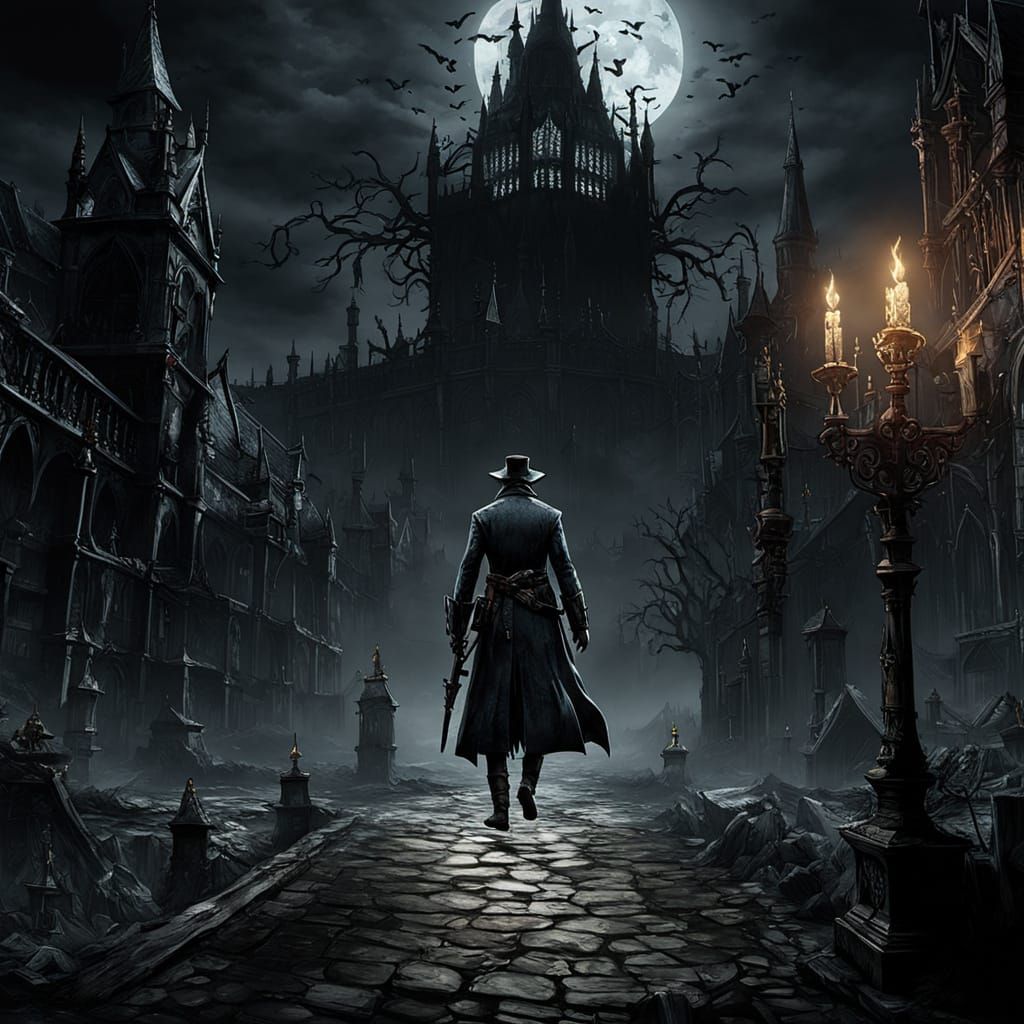 Eldritch Dreamscape: An Alchemical Bloodborne Nightmare