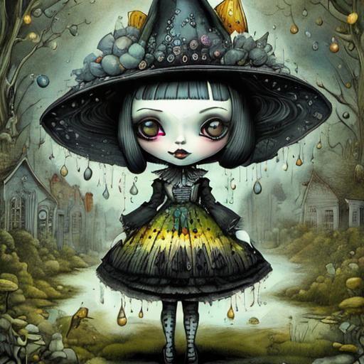 Dreamy Blythe Doll Portrait