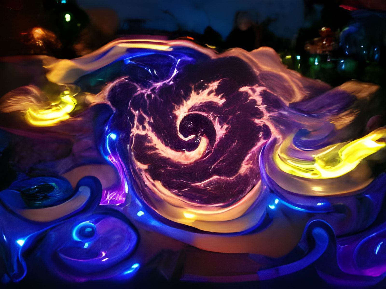 Illuminated Swirling Maelstrom of Light and Energy