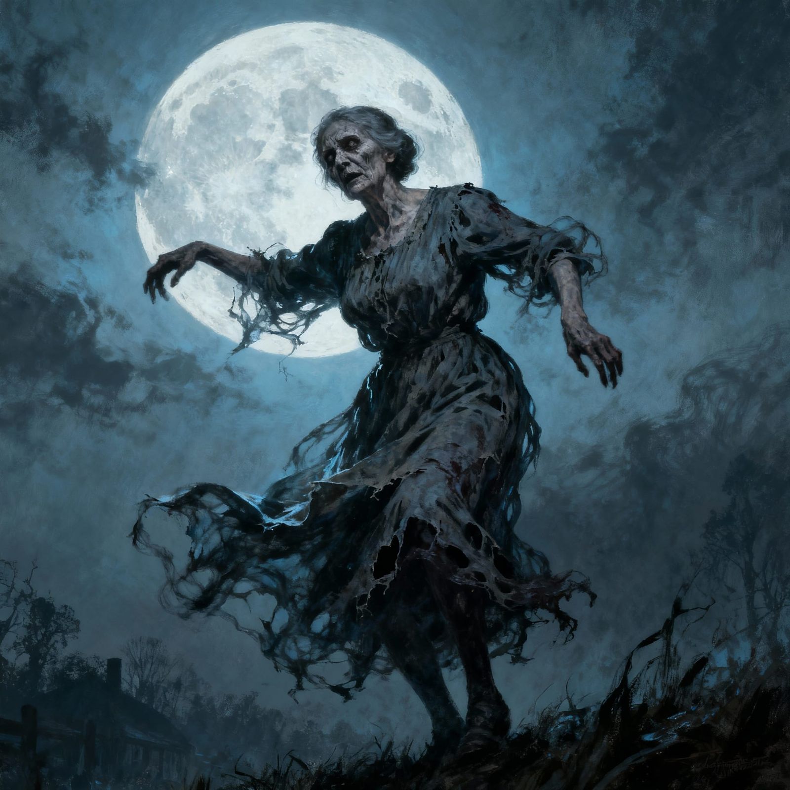 Ed Gein's Mother Dancing in Moonlight