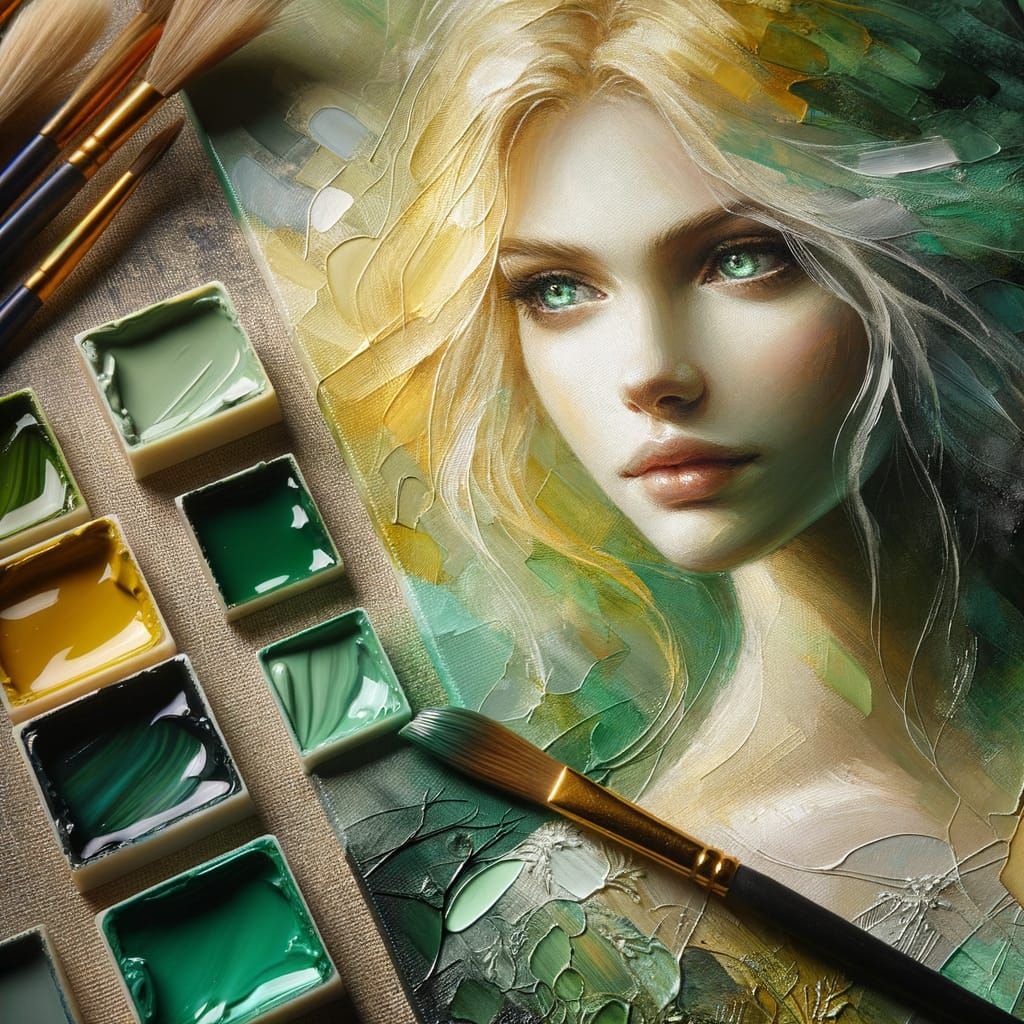 Norse Goddess in Translucent Acrylics