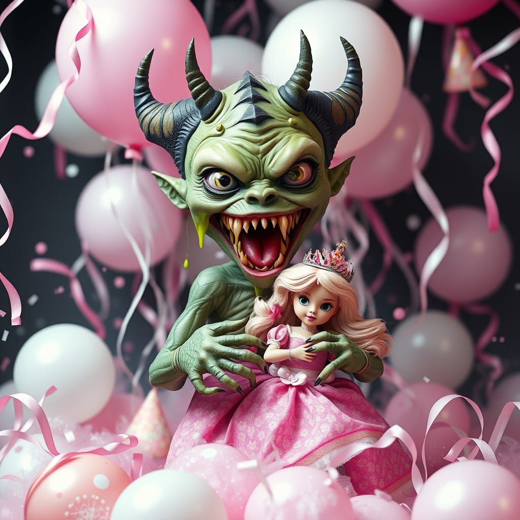 Grotesquely Adorable Monster Girl Celebrates 6th Birthday