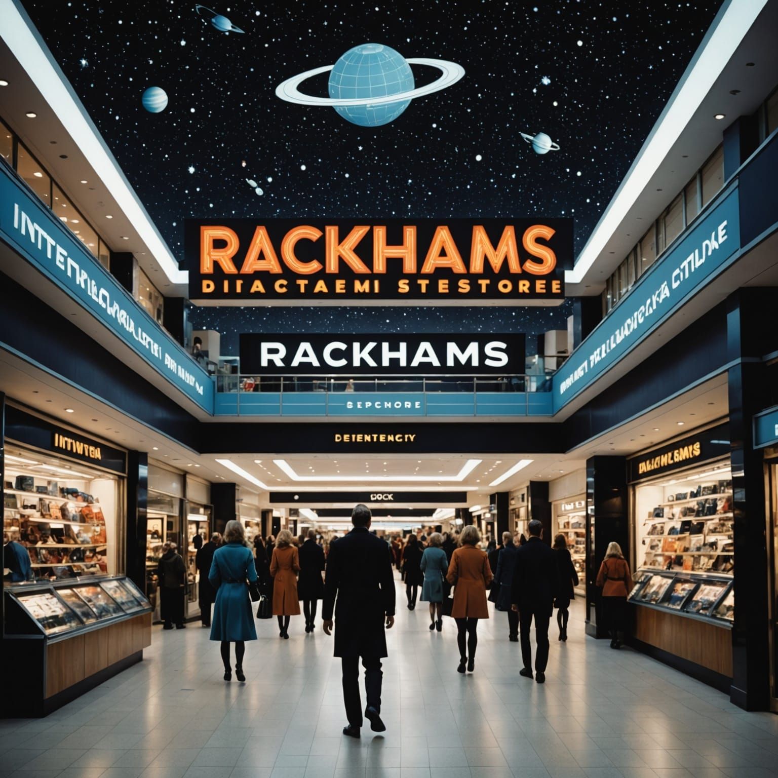 Intergalactic Rackhams Department Store: An AI Vision